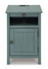Treytown Chairside End Table Teal