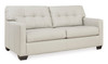 Belita Genuine Leather Sofa Bed Coconut