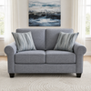 Sonic Fabric Love Seat Twin Sofa Bed