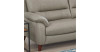 Lara Genuine Leather Sofa Stone