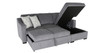 Allen Fabric  RHF Sofa Bed Sectional with Storage 