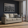 Nordel Fabric Sofa Hindman Grey