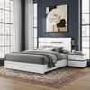 ALICE Storage Queen Bed Frame White