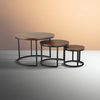 Modern Match Nesting Tables Walnut
