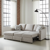 Allen Fabric LHF Sofa Bed Sectional with Storage