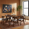 Rory 7 Piece Dining Set Walnut
