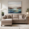 Lisa Fabric LHF Condo Sectional