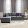Remi Fabric Reversible Sectional Queen Sofa Bed