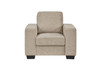Lacey Fabric Chair Beige