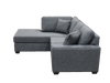Remi Left Hand Facing - 2 Seater Sofa Sectional with Queen Bed