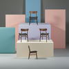 Rayan Dining Chairs Walnut - Set of 4