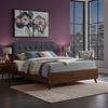 Wally Queen Bed Frame Walnut
