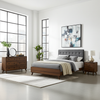 Wally Queen Bed Frame Walnut