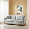 Brentwood Fabric Sofa Silver