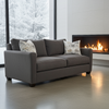 Rogan Fabric Condo Sofa Graphite