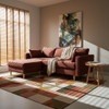 Saint Fabric Sofa with Reversible Chaise