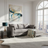 Saint Fabric Sofa with Reversible Chaise