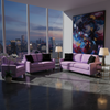 Denis Fabric  Double Sofa Bed