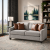 Denis Fabric  Double Sofa Bed