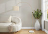 Brass Arc Floor Lamp