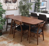 Rome 5 Piece Dining Set Walnut