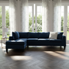 Lisa Fabric LHF Sofa Sectional
