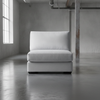 Benny Modular Armless Chair Ash