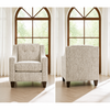 Natalie Fabric Accent Chair Ivory