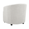 Sylvie Fabric Accent Chair Light Grey