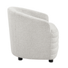 Sylvie Fabric Accent Chair Light Grey