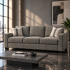 Nordel Fabric Queen Sofa Bed Prospect Smoke