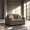 Nordel Fabric Loveseat Prospect Smoke