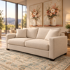Rogan Fabric Condo Sofa Luxe Bone