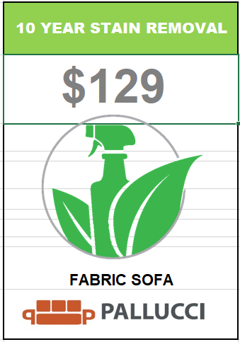 10 YEAR STAIN REMOVAL FABRIC SOFA