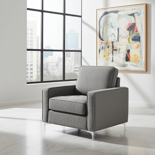 Sophie Fabric Chair Grey