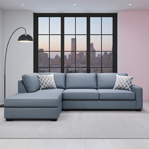 Remi Fabric Left Hand Facing - Condo Sectional