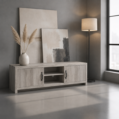 Glenn TV Stand Large Grey