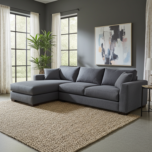 Oneil Fabric Left Hand Facing - Condo Sectional