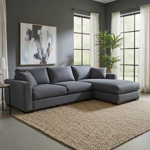 Oneil Fabric Right Hand Facing - Condo Sectional