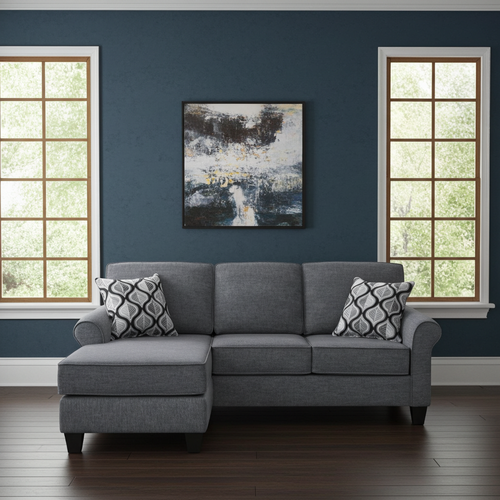 Sonic Fabric Reversible Queen Sectional Sofa Bed