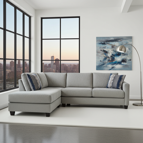 Platon Condo Sofa with Left Hand Facing  Chaise-Return Platon Condo Sofa with Left Hand Facing  Chaise-Return