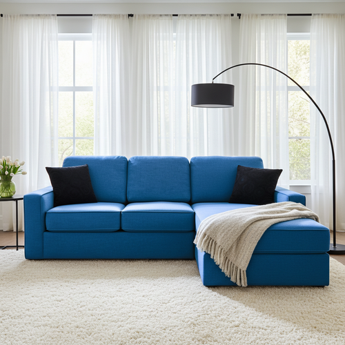 Remi Loveseat With Right Hand Facing Chaise Sectional