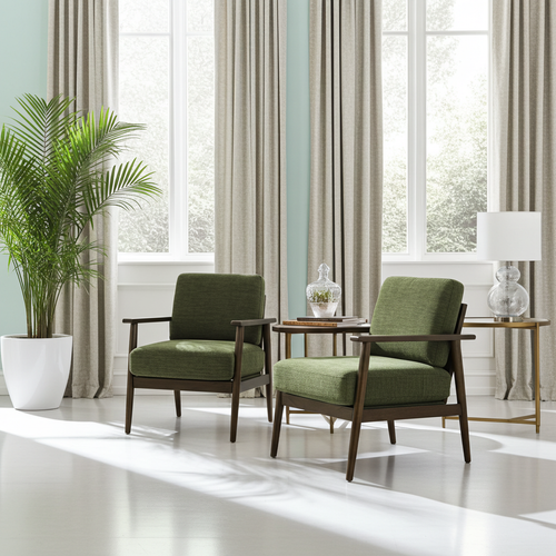 Baxter Accent Chair Olive