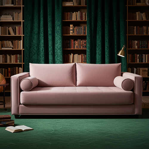 Angela Fabric Condo Sofa