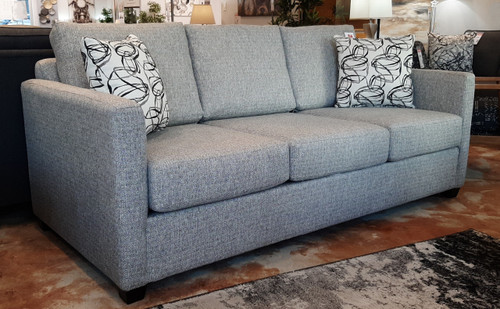 CLEARANCE - Amara Fabric Sofa - Sugarshack Platinum