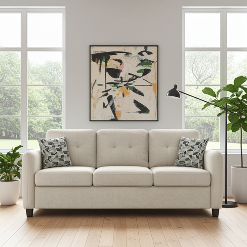 Grace Fabric Sofa Beige