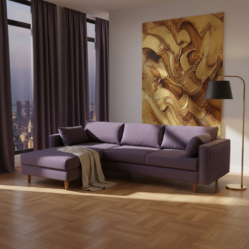 Saint Fabric LHF Sectional