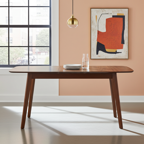 Rome Butterfly Leaf Extension Dining Table Walnut