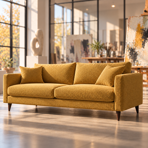 Saint Fabric Sofa with Feather Fill