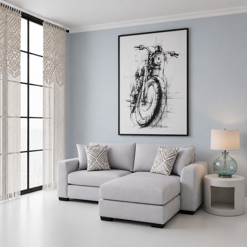 Benny 3 Piece Modular Sectional Ash